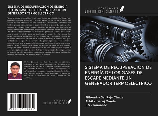 Produktbild: Sistema De Recuperaci&oacute;n De Energ&iacute;a De Los Gases De Escape Mediante Un Generador Termoel&eacute;ctrico