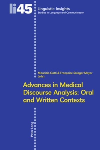 Produktbild: Advances in Medical Discourse Analysis: Oral and Written Contexts