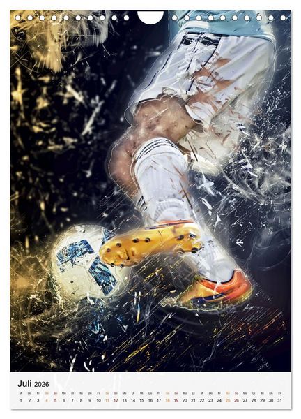 Produktbild: Fussball - einfach cool (Wandkalender 2026 DIN A4 hoch), CALVENDO Monatskalender