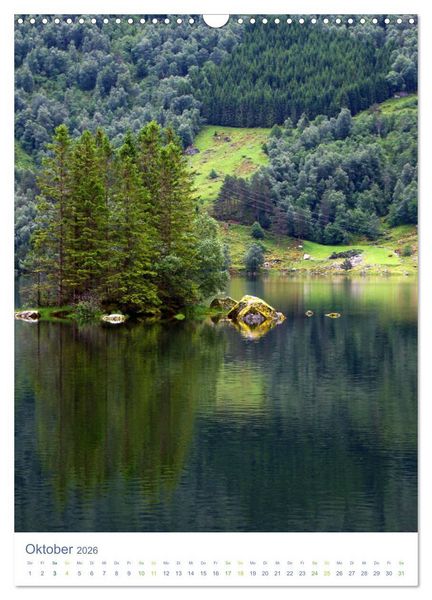 Produktbild: Norwegen - Unterwegs im Fjordland (Wandkalender 2026 DIN A3 hoch), CALVENDO Monatskalender