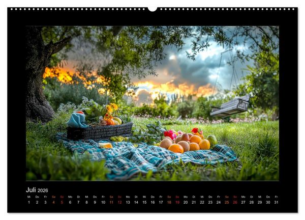 Produktbild: Im Wechselspiel der Jahreszeiten (Wandkalender 2026 DIN A2 quer), CALVENDO Monatskalender