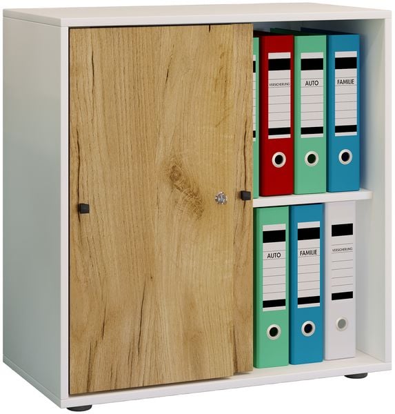 Produktbild: B&uuml;roschrank Aktenschrank Schiebet&uuml;ren Lona 2fach