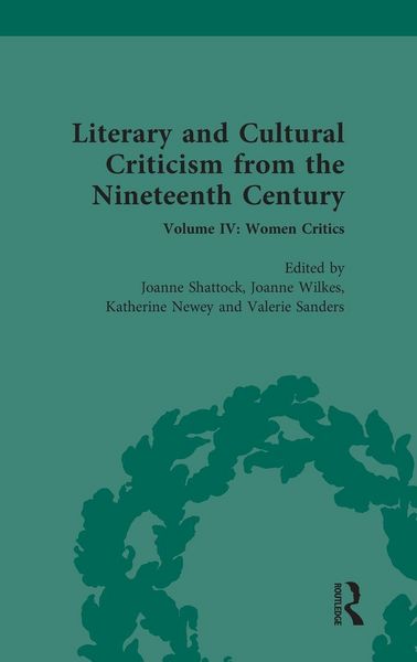 Produktbild: Literary and Cultural Criticism from the Nineteenth Century
