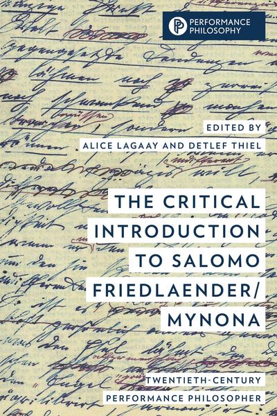 Produktbild: The Critical Introduction to Salomo Friedlaender/Mynona