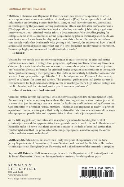 Produktbild: Exploring and Understanding Careers in Criminal Justice