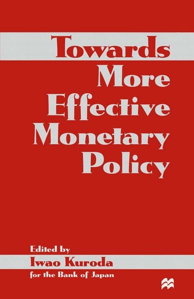 Produktbild: Towards More Effective Monetary Policy