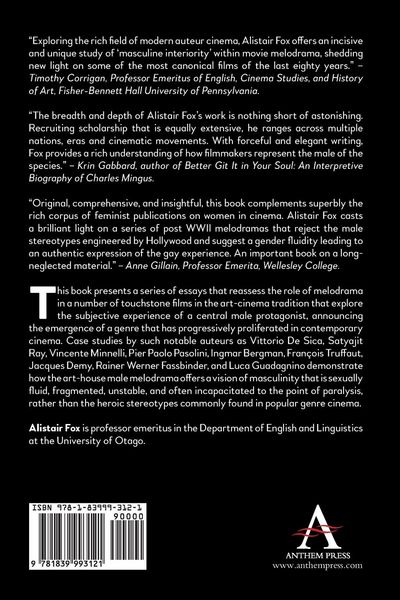 Produktbild: Melodrama, Masculinity and International Art Cinema
