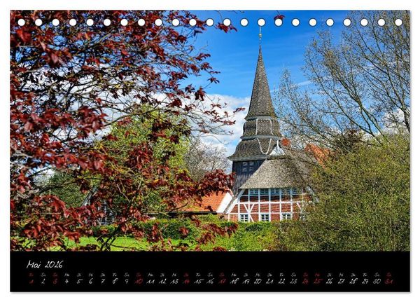 Produktbild: Vier- und Marschlande Hamburgs gr&uuml;ner S&uuml;dosten (Tischkalender 2026 DIN A5 quer), CALVENDO Monatskalender