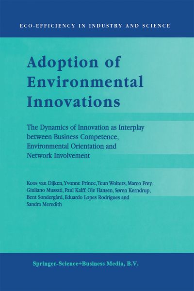Produktbild: Adoption of Environmental Innovations