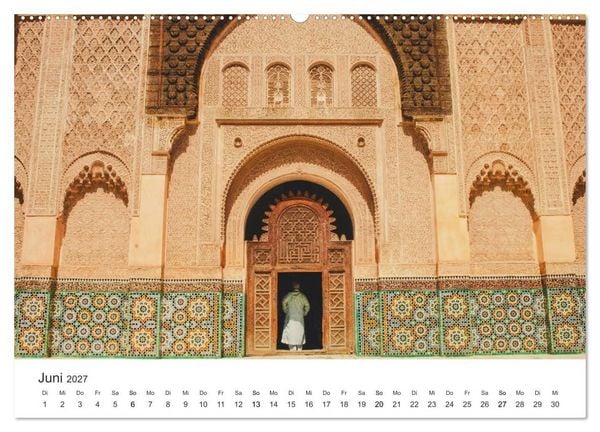 Produktbild: Das farbenfrohe Marokko (hochwertiger Premium Wandkalender 2027 DIN A2 quer), Kunstdruck in Hochglanz
