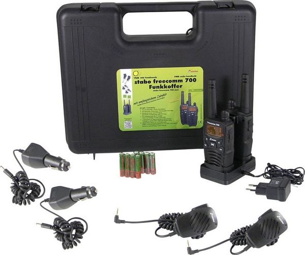 Produktbild: Stabo freecom 700 20701 PMR-Handfunkger&auml;t 2er Set
