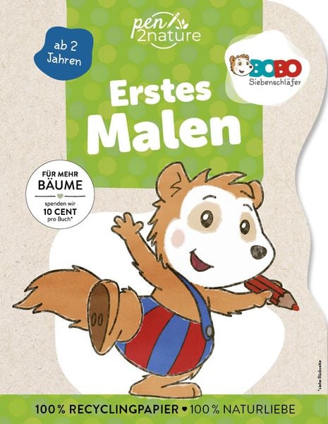 Bobo Siebenschläfer Erstes Malen ab 2 Jahren, Taschenbuch von , Pen2nature, 9783987641152