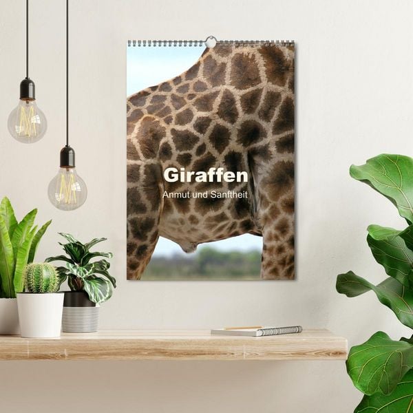 Produktbild: Giraffen - Anmut und Sanftheit (Wandkalender 2026 DIN A3 hoch), CALVENDO Monatskalender