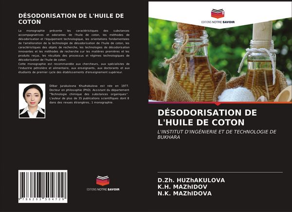 Produktbild: D&eacute;sodorisation De L'huile De Coton