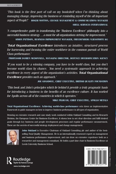 Produktbild: Total Organizational Excellence