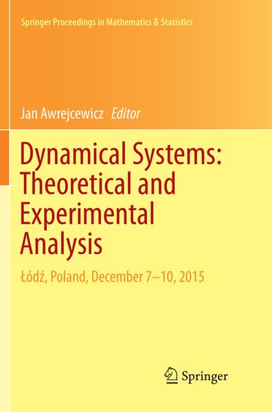 Produktbild: Dynamical Systems: Theoretical and Experimental Analysis