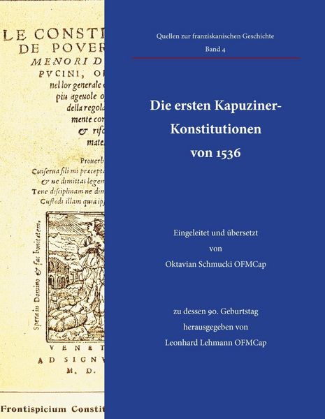 Produktbild: Die ersten Kapuziner-Konstitutionen von 1536