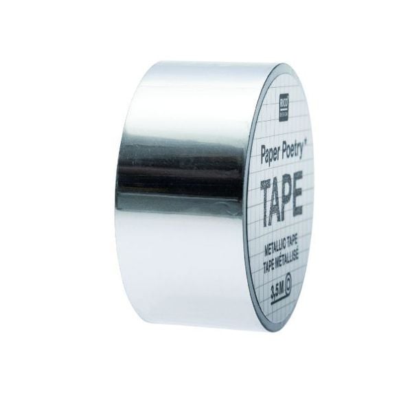 Mirror Metallic Tape, Silber