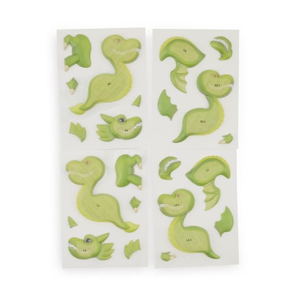 Produktbild: 3D Sticker figurativ, Drache