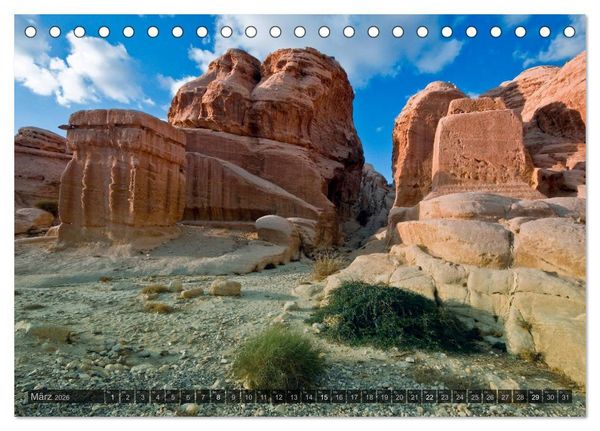 Produktbild: Jordanien &ndash; Felsenstadt Petra (Tischkalender 2026 DIN A5 quer), CALVENDO Monatskalender