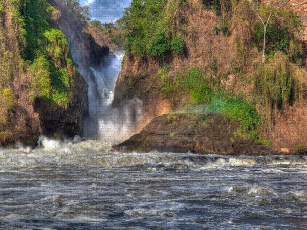 Produktbild: CALVENDO Puzzle Murchison Falls | 1000 Teile Lege-Gr&ouml;&szlig;e 64x48cm Foto-Puzzle f&uuml;r gl&uuml;ckliche Stunden