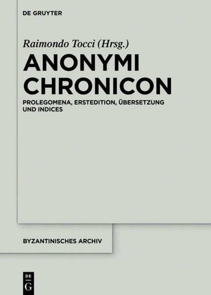 Produktbild: Anonymi Chronicon