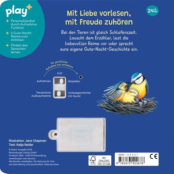 Produktbild: Play+ Mein Geschichten-Buch Schlaf sch&ouml;n! - ab 2 Jahre