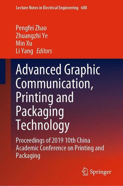 Produktbild: Advanced Graphic Communication, Printing and Packaging Technology