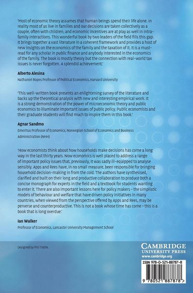 Produktbild: Public Economics and the Household