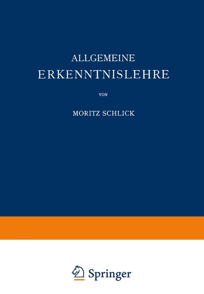 Produktbild: Allgemeine Erkenntnislehre