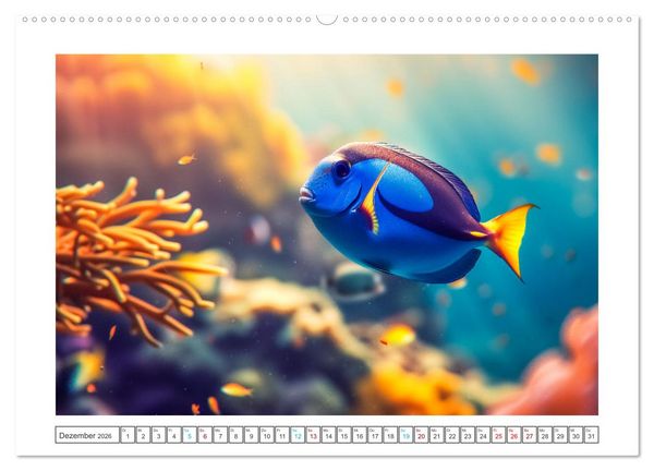 Produktbild: Exotische Fische (Wandkalender 2026 DIN A2 quer), CALVENDO Monatskalender