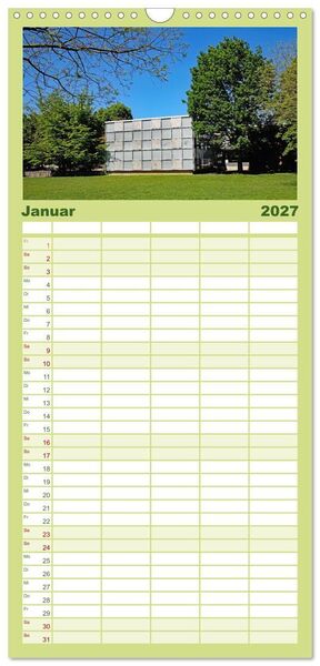Produktbild: Familienplaner 2027 - So sch&ouml;n ist Pforzheim mit 5 Spalten (Wandkalender, 21 x 45 cm) CALVENDO