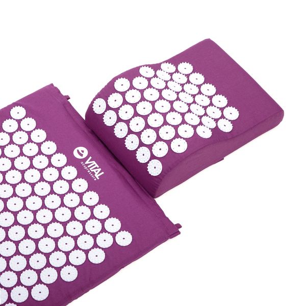 Produktbild: Vital Akupressurmatte & Kissen Set &brvbar; aubergine