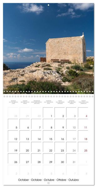Produktbild: Malta - Gozo and Comino (Wall Calendar 2026 12 &times; 12 Inch) CALVENDO 12 Month Wall Calendar