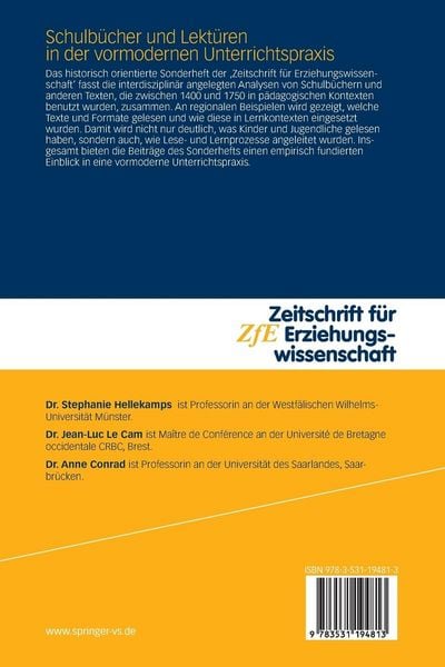 Produktbild: Schulb&uuml;cher und Lekt&uuml;ren in der vormodernen Unterrichtspraxis