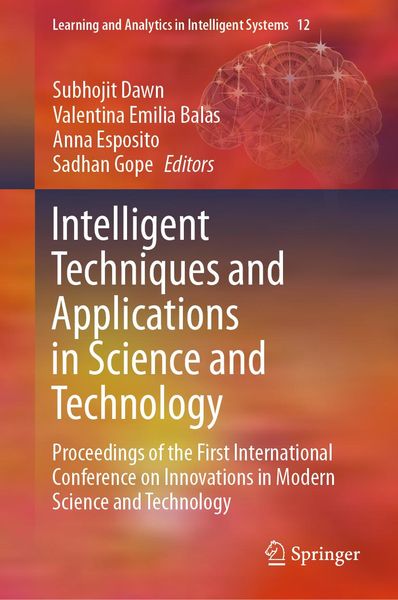 Produktbild: Intelligent Techniques and Applications in Science and Technology