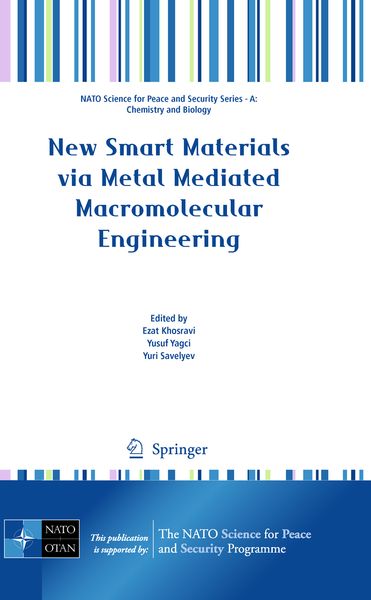Produktbild: New Smart Materials via Metal Mediated Macromolecular Engineering