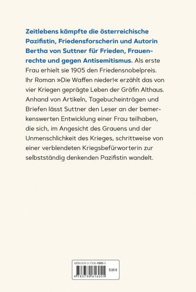 Produktbild: Die Waffen nieder! Roman