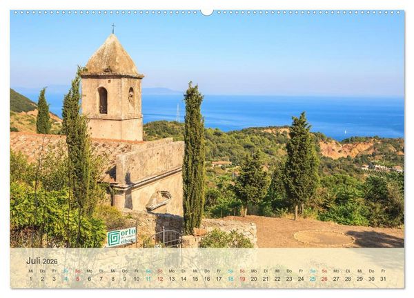 Produktbild: Elba - die Insel im Mittelmeer (Wandkalender 2026 DIN A2 quer), CALVENDO Monatskalender