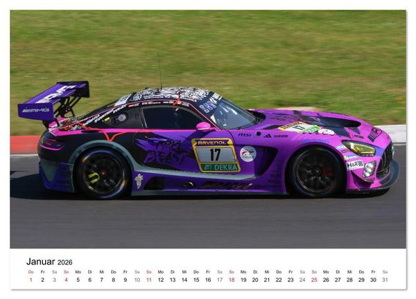 Produktbild: 24h am Ring (hochwertiger Premium Wandkalender 2026 DIN A2 quer), Kunstdruck in Hochglanz