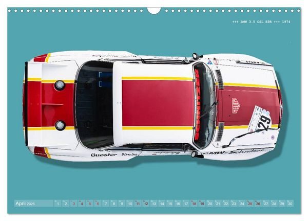 Produktbild: Tourenwagen Classics (Wandkalender 2026 DIN A3 quer), CALVENDO Monatskalender