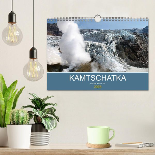 Produktbild: Kamtschatka - Vulkane, Asche, Eis (Wandkalender 2026 DIN A4 quer), CALVENDO Monatskalender