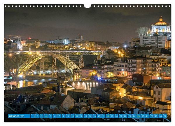 Produktbild: Porto & das Douro-Tal (Wandkalender 2026 DIN A3 quer), CALVENDO Monatskalender