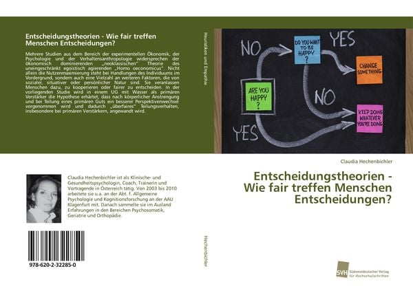 Entscheidungstheorien - Wie fair treffen Menschen Entscheidungen?, Taschenbuch von Claudia Hechenbichler, Südwestdeutscher Verlag für