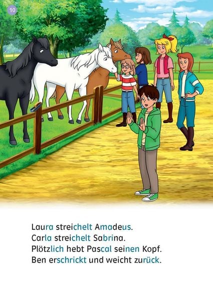 Produktbild: Lesefuchs Bibi & Tina: Ein Dino im Steinbruch Lesestufe 1