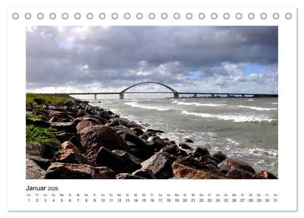 Produktbild: Fehmarn - Bewegende Momente (Tischkalender 2026 DIN A5 quer), CALVENDO Monatskalender