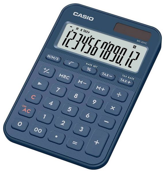 Produktbild: Casio Tischrechner Navy (B x H x T) 101 x 18 x 154.5mm