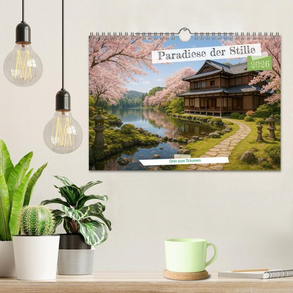Produktbild: Paradiese der Stille - Orte zum Tr&auml;umen (Wandkalender 2026 DIN A4 quer), CALVENDO Monatskalender