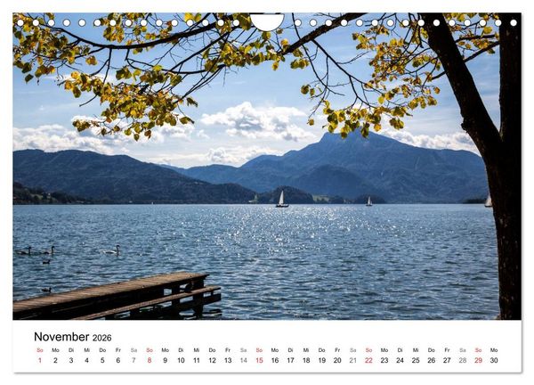 Produktbild: Salzkammergut - Die sch&ouml;nsten Seen Ober&ouml;sterreichs (Wandkalender 2026 DIN A4 quer), CALVENDO Monatskalender