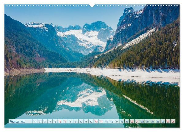 Produktbild: Alpenseen - Berge im Spiegel (hochwertiger Premium Wandkalender 2027 DIN A2 quer), Kunstdruck in Hochglanz